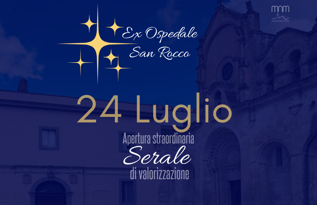24 luglio - Apertura straordinaria serale di valorizzazione dell'Ex Ospedale San Rocco